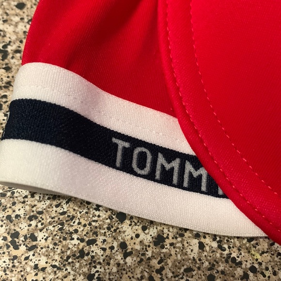 TOMMY HIlFIGERShape Bra 34B Red-blue-White like new - Picture 4 of 14